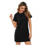 Black T Shirt Dress Small