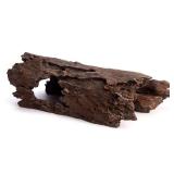 Lizard, Snake or Reptile Hide. XL Large 14\ Hollow Log for Aquarium or Fish Tank. Bearded Dragon or Gecko Tank Accessories. Natural Looking Basking Platform, Shrimp or Betta Fish Hideout - Retail: $35