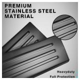 BestEvMod Metal Tailgate Top Protector Cover Compatible with Tesla Cybertruck 2024 2025 Accessories Truck Bed Tailgate Molding Cap Protective Trim Stainless Steel Easy to Install (Matte Black) - Retai