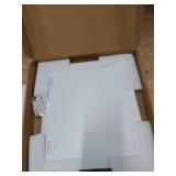 SOFARKKT White Acrylic Card Box with Slot and Lock, DIY Large Wedding Card Boxes for Reception, Elegant Money Envelop Card Box for Party Wedding Birthday Baby Shower Graduation Table Decor - Retail: $