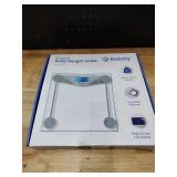 Etekcity Digital Body Weight Bathroom Scale, Large Blue LCD Backlight Display, High Precision Measurements,6mm Tempered Glass, 400 Pounds - Retail: $32