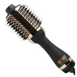 HOT TOOLS 24K Gold Blow Dryer Brush - Hot Air Brush for Salon-Worthy Volume in One Step - Volumizer with 24K Gold Technology for Fast Styling and Long-Lasting Results - Retail: $56