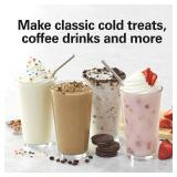 Hamilton Beach DrinkMaster Electric Drink Mixer, Retro Milkshake Maker and Milk Frother, 2 Speeds, Extra-Large 28 oz. Stainless Steel Cup, Mint - Retail: $40