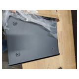 Large Mailbox Wall Mount with Lock, Decaller Modern Mailboxes for Outside, Black, 14.4\ x 13\in x 4.2\in - Retail: $51in