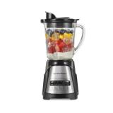 Hamilton Beach Power Elite Wave Action Blender For Smoothies, 40 Oz Glass Jar, 12 Functions Including Puree, Crush Ice, 700 Watts - Black (58148A) - Retail: $47
