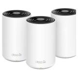TP-Link Deco XE75 Pro AXE5400 Tri-Band WiFi 6E Mesh System - 2.5G WANLAN Port, Covers up to 7200 Sq.Ft, Replaces WiFi Router and Extender, AI-Driven Mesh, 6GHz Band, 3-Pack - Retail: $337