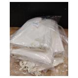 Lanyani 6 Packs Bank Coin Money Cash Bag Sacks, 12\ x 17\in Canvas Deposit Change Transit Bags with Drawstring, Heavy Duty - Retail: $19in