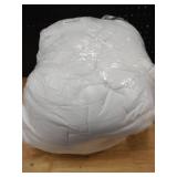 White Cloud California Cal King Size Quilt Bedding Sets with Pillow Shams, Oversized Puffy Cozy Lightweight Bedspread Coverlet, Soft Cute Bed Cover for All Season - 3 Pieces - Retail: $50