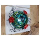 Naturefts Way Bird Products GHF7 Hand Blown Illuminated Top Fill Hummingbird Feeder - Retail: $34