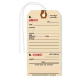 SmartSign Pack of 1000 Repair Tags with Attached String | 2.625\ x 5.25\in Manila Cardstock