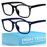 livho High Tech Blue Light Glasses - Advanced up to 99percent Blue Light Blocking Computer Glasses - Screen Fatigue and UV Protection - Retail: $14