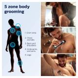 Philips Bodygroom 7000 Series, Showerproof Groin and Body Trimmer for Men, Precise Body Grooming, Adjustable Comb, Safe Even Below The Belt, 80 Min. Runtime, Model BG704042 - Retail: $70