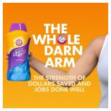 ARM and HAMMER Odor Blasters In-Wash Scent Booster, Laundry Scent Booster Fresh Burst Scent, 45 Oz - Retail: $8
