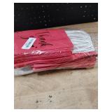 Tinlade 30 Pcs Thank You Gift Bags with Tissue Paper Gold Thank You Wedding Bags with Handle for Graduation Business Shopping Wedding Baby Shower Party Favors(Red) - Retail: $20