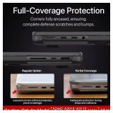 Soonjet Compatible for MacBook Pro 14 inch Case 2025-2021 M4 M3 M2 M1 ProMax [100percent Match Official Color] Protective Cover Hard Shell Laptop - Space Black Clear - Retail: $30