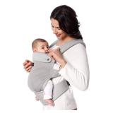 Momcozy Breathable Mesh Baby Carrier, Ergonomic and Lightweight Infant Carrier for 7-44lbs with Enhanced Lumbar Support, All Day Comfort for Hands-Free Parenting, Air Mesh-Grey - Retail: $80