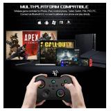 arVin Wireless Gamepad Controller for iPhoneiPadAndroidTabletSwitchPS4PC with Hall Effect Sensing JoystickRGB LightTurboBack Key6-Axis GyroVibrationPlay Xbox Cloud GamingRemote PlayCODM - Retail: $22