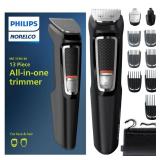 Norelco Philips Multigroom 3000 Series, All-in-One Trimmer, 13 Piece Menfts, Grooming Kit for Beard, face, Nose, and Ear Hair Trimmer and Hair Clipper - NO Blade Oil Needed, MG374040 - Retail: $20