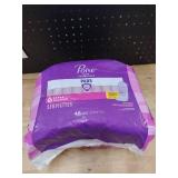 Poise Incontinence and Postpartum Pads for Bladder Leaks, 5 Drop Maximum Absorbency, Regular Length, 48 Count, Packaging May Vary - Retail: $15