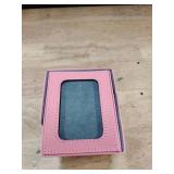 AFIING MTG Deck Box for Commander Display,Card Deck Box Fits 100 Double Sleeved Cards, Magic Commander TCG Card Storage Box with 2 Dividers,Drawstring Bag and 1 Toploader(Pinkgrey) - Retail: $14
