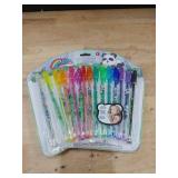 Panda Glitter Gel Pens Body Markers Colorful and Bright Glitter Pens Gifts for Girls  16 pcs - Retail: $7