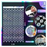 3 Pack Disco Party Decorations, Silver Disco Ball Foil Fringe Curtains Backdrop, Metallic Foil Tinsel Streamers Backdrops for Last Disco Bachelorette Birthday Wedding 70s 80s Theme Party Decor - Retai