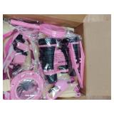 INNOCHEER Kids Explorer Kit and Bug Catcher Kit and Safari Costume Kit, Outdoor Exploration Set with Hat, Vest, Butterfly Net and Bugs Book for Boys Girls 3-12 Years Old (Camouflage Pink) - Retail: $2