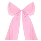 MBAIYO Large Pink Bow Decor, 98 x 71 Pink Bow Birthday Decorations Satin Bowknot Party Decorations Room Wall Decor for Party Wedding Birthday Shower Bachelorette Bridal Supplies
