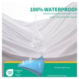 LAVANCE Premium Cotton Terry Mattress Protector  Twin XL Size, Waterproof Soft Noiseless Dirt-Proof Washable Bed Mattress Cover - Retail: $19