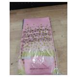 ZULADISE 2 Pack Premium Pink and Gold Plastic Tablecloths  Thick, Durable, Reusable Table Covers (54 x 108 in)  Disposable Party Tablecloths for Birthday, Baby Shower and Event Decorations - Retai