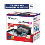Aqueon QuietFlow 10 LED PRO Aquarium Fish Tank Power Filter For Up to 20 Gallon Aquariums - Retail: $25