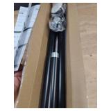 Mcrbeay Shower Curtain Rod, 1\ Diameter Heavy Duty Tension Shower Rod, Non Slip Adjustable 28-46 inch No Drilling Shower Curtain Rods Spring Tension For Bathroom, Shower Stall, No Rust, Black - Retail