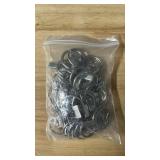 40pk Silver Curtain Clips
