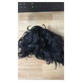 Short Wavy Wig, Black (Stock Photo Approximate)