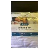 Bysure Hotel Luxury Bed Sheets Set, Queen Size, In White - Retail: $25