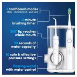 Waterpik Sensonic Complete Care Water Flosser and Rechargeable Electric Toothbrush Combo Set for Teeth Cleaning and Flossing, CC-04, White, Packaging May Vary - Retail: $200