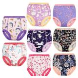 MooMoo Baby Training Underwear for Boys and Girls Absorbent Toddler Training Pants Cotton Washable and Reusable 2T-7T 8 Packs - Retail: $32