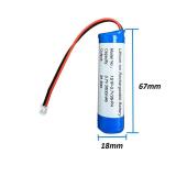 Seasider 3.7V 2600mAh Rechargeable Batteries Li-ion Battery with JST PH2.0 2Pin Connector for DIY Electronics Products, Toys, Lighting, Bluetooth Equipment - Retail: $12