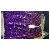 Grace Karen Large Purple Sequin Skirt