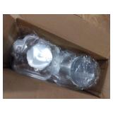 NPLUX 50 Pack Individual Cupcake Containers Plastic Cupcake Boxes Cupcake Holders Stackable Deep Dome Cupcake Carrier - Retail: $10
