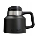 Stanley Tough-To-Tip Admiralfts Mug 20 oz | Twist-on Flip Open Lid | Wide Body with Non-Skid Rubber Base | Insulated Stainless Steel Coffee Cup | BPA-Free | Black 2.0 - Retail: $31