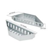 Onlyfire 2Pcs Charcoal Basket Charcoal Briquet Holder BBQ Grilling Accessories Replacement Heavy Duty Steel Coal Holder for Weber 22 \26\in Kettle Grills - Retail: $13in