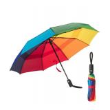 Mr. Pen Rainbow Ray Travel Umbrella, Windproof, Automatic, Compact, 42 Inch Canopy, Fiberglass Shaft, Aluminum Frame - Retail: $15