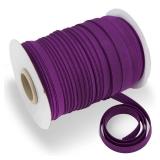 Tewadoo Bias Tape Double Fold 12 Inch - Purple 55 Yards Polyester Binding Tape for Sewing, Quilt Binding, Hemming, Seaming and Fabric Piping - Retail: $16