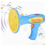 Kidzlane Voice Changer for Kids - Megaphone with LED Lights and 5 Sound Effects - Voice Changer Toy for Boys and Girls Age 5 and Up - Blue - Retail: $16