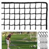 Amazgolf Golf Net - 10x25Ft Heavy Duty Ball Netting for Golf, Baseball, Hockey and Chipping Practice - Retail: $95