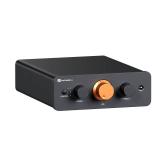 Fosi Audio P4 Mini Preamp with 3 RCA Inputs, Home Audio Stereo Pre amp for AmplifierActive SubwooferSpeakers, Preamplifier with 3-Level Adjustable Gain 369 dB, Bass and Treble Control - Retail: $100
