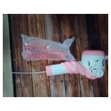 Bubble Machine Wand Gifts for Kids Toddlers Age 1 2 3 4 5 6 7 8 Years Old Birthday Party Unique Cute Baby Outdoor Outside Unicorn Summer Toy Easter Day Game for Little Girl Boy Include Solution Pink -