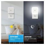 Sujeet Night Light, Night Lights Plug into Wall [8 Pack], Nightlight Night Light for Adults, Plug in Night Lights for Bathroom Bedroom Soft White - Retail: $9