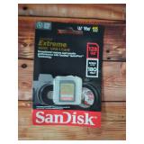 SanDisk 128GB Extreme SDXC UHS-I Memory Card - C10, U3, V30, 4K, UHD, SD Card - SDSDXVA-128G-GNCIN - Retail: $18